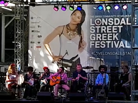 The Silk Roads Collective - 2019 at the Greek Festival on Lonsdale St, Melbourne