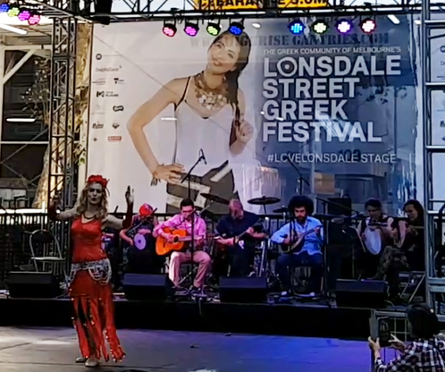 The Silk Roads Collective - 2019 at the Greek Festival on Lonsdale St, Melbourne