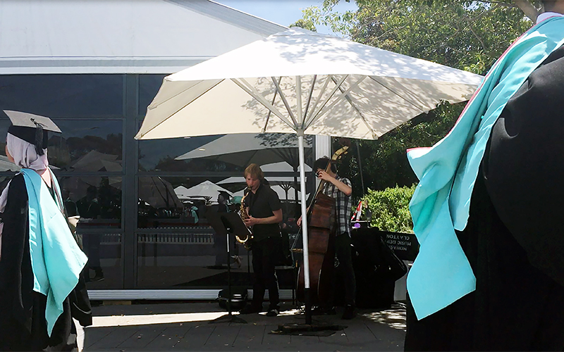 Monash Graduation Outdoor Entertainment