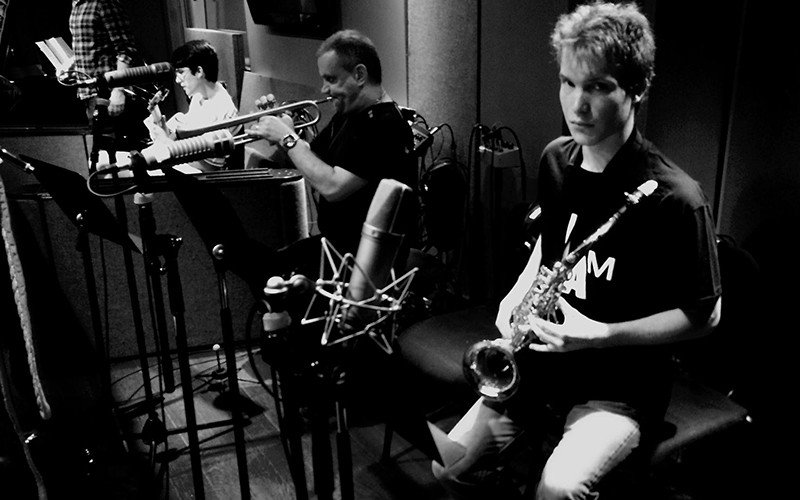 NYC recording studio with Andy Gravish