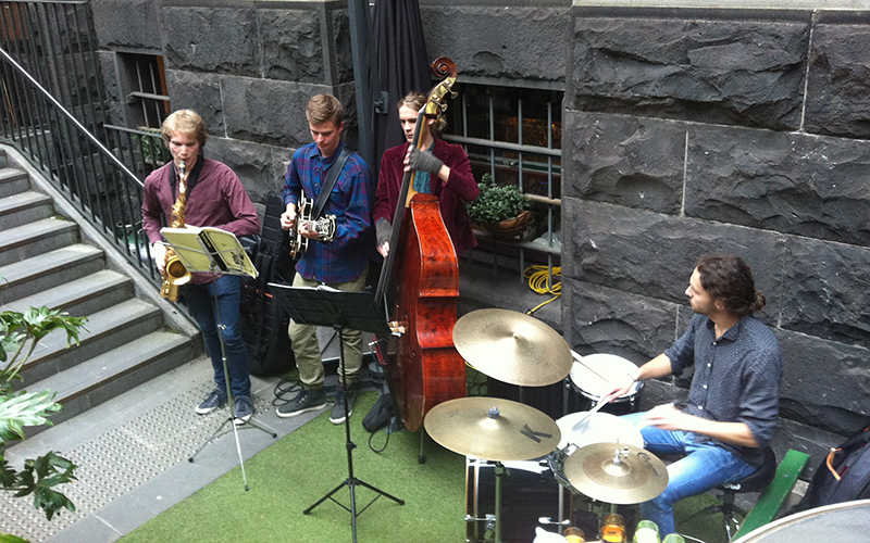 The Moat Cafe during Melbournes International Jazz Festival