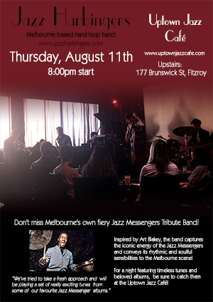 Jazz Harbingers gig at Uptown Jazz Cafe - Aug 11, 2022