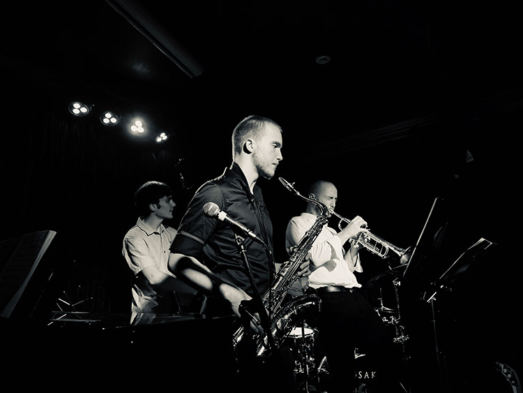 The Jazz Harbingers: Justin, Jonah, Hugh
