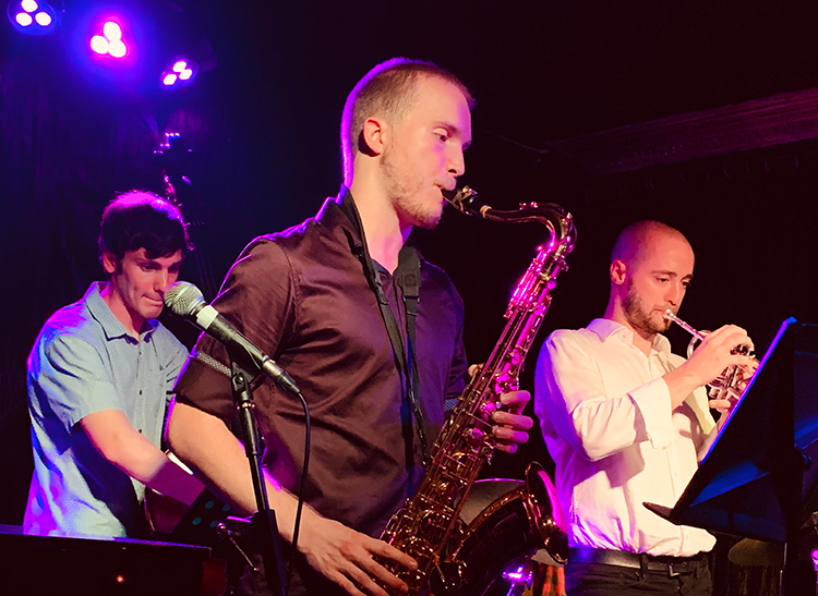 The Jazz Harbingers at Paris Cat Jazz Club in Feb 2020